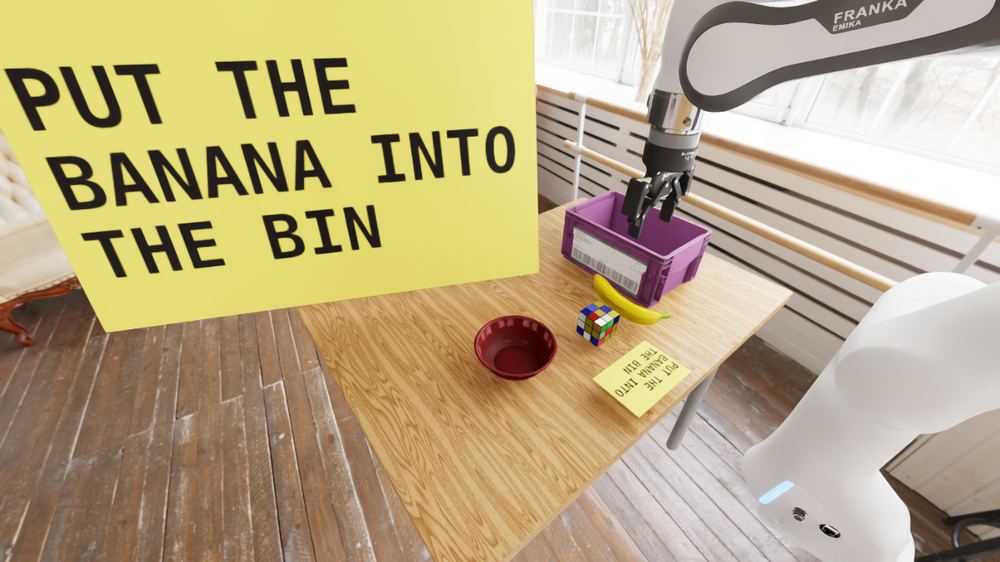 Exterior camera, banana card at 95 cm